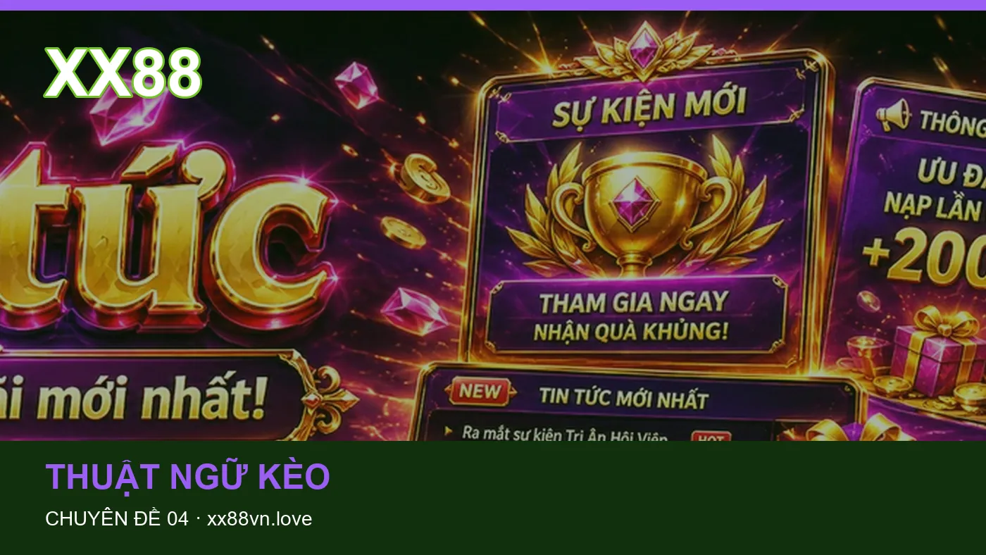 Đối chiếu nguồn và thời điểm cập nhật trong Thuật ngữ kèo của XX88